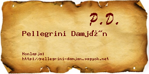Pellegrini Damján névjegykártya